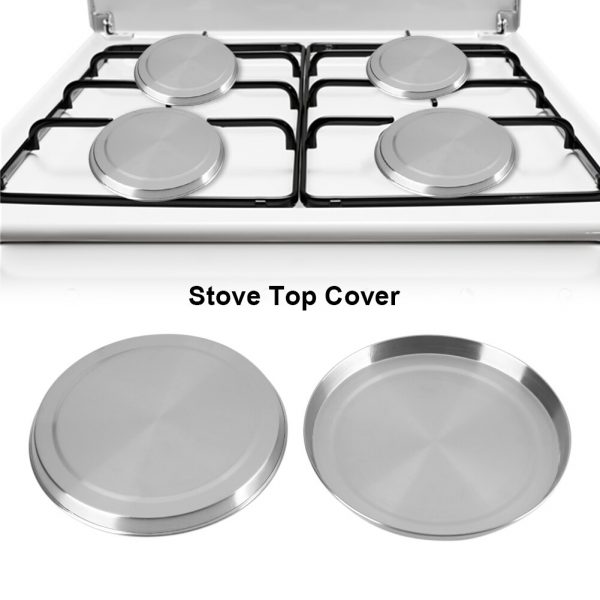 4Pcs/Set Stainless Steel Kitchen Stove Top Burner Covers - Image 2