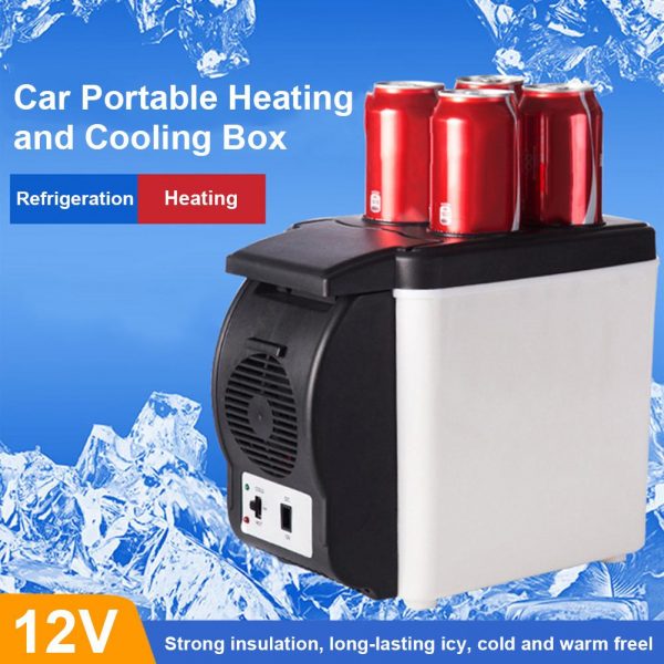 Car Portable Hot And Cold Box DC12V 6 Liters Mini Refrigerator - Image 2