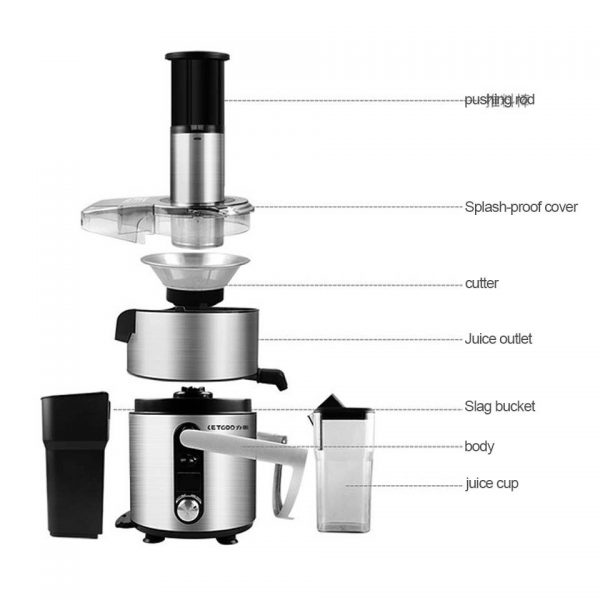 5 Speed commercial Stainless steel Juicer large - Image 3