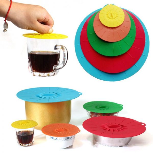 Silicone Cooking Pot Pan Lid Silicone Fresh Cover