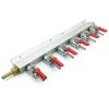 Inlet and Outlets Homebrew Beer Kegerator CO2 Splitter