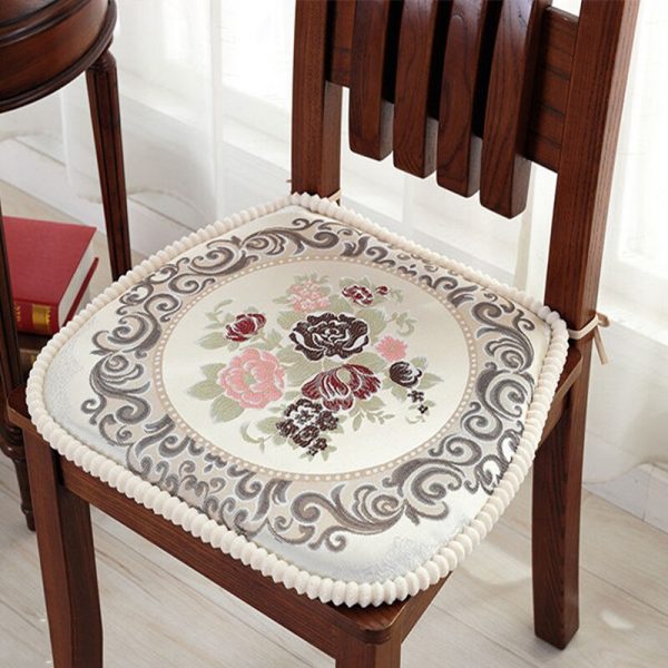 European Jacquard Chair Cushion Home Decor Chair - Image 2