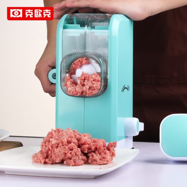 Stainless Steel Manual Meat Grinder 6 Blades - Image 2