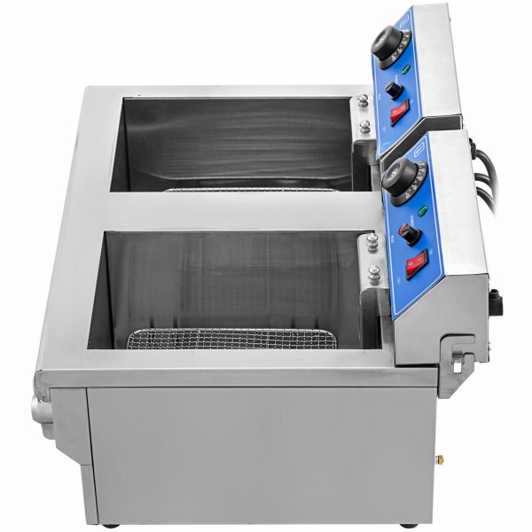 Electric Deep Fat Chip Fryer Dual Tank - Image 5