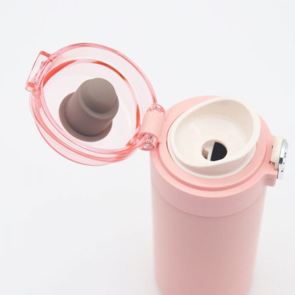 Bounce Transparent Cover Pea Cup Thermos Water Bottle - Image 5