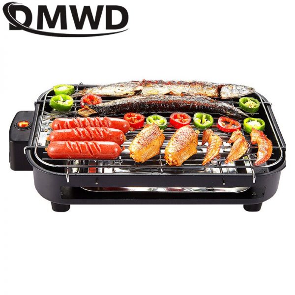 Multifunctional Electric Griddle Smokeless BBQ Grill