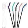 Metal Straw with Silicone Tips Reusable