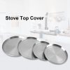 4Pcs/Set Stainless Steel Kitchen Stove Top Burner Covers - Image 3