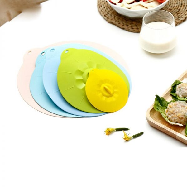 Food Bowl Pot Lid Silicone Cover Pan - Image 5