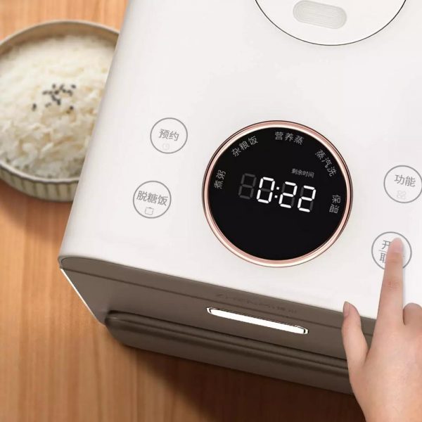 Xiaomi Mijia Zhenmi 3L Smart Rice Cooker – Automatic Health Cooker with Stainless Steel Pot & Steaming Function - Image 3