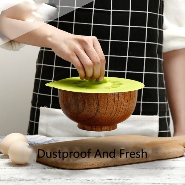Food Bowl Pot Lid Silicone Cover Pan - Image 4