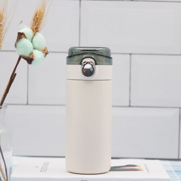 Bounce Transparent Cover Pea Cup Thermos Water Bottle - Image 4