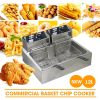 Double Oil Cylinder Electric Deep Fryer French Fries - Image 2