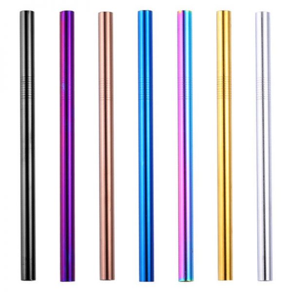 Brusher Metal Straws Reusable