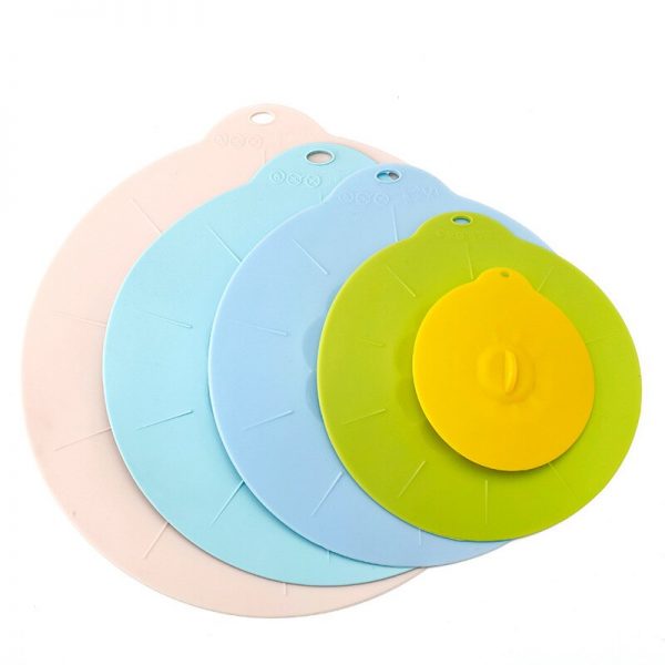 Food Bowl Pot Lid Silicone Cover Pan