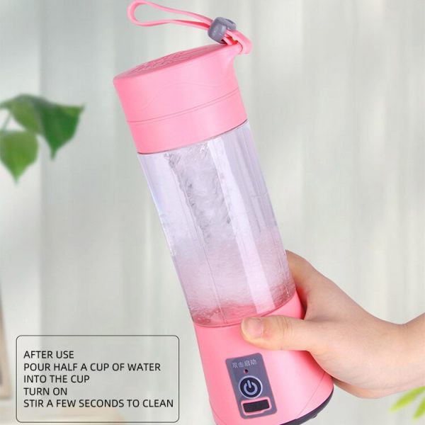 380ML Portable Juicer Extractor Blender USB Smoothie Blender - Image 4