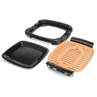 220V Outdoor Portable Smokeless Electric Pan Grill BBQ