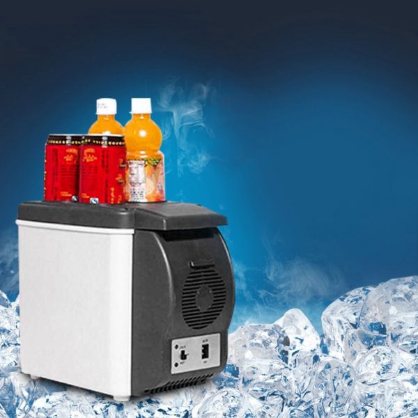 12V 6L Mini Car Refrigerator Dual Use Beverage Cooler - Image 5