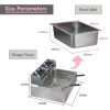 Double Oil Cylinder Electric Deep Fryer French Fries - Image 4
