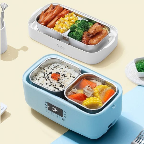 Double-layer Lunch Box Stainless Steel Liner Rice Cooker - Image 2