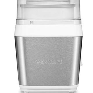Cuisinart ICE-31 Fruit Scoop Frozen Dessert and Ice Cream Maker, Stainless Steel (Renewed)