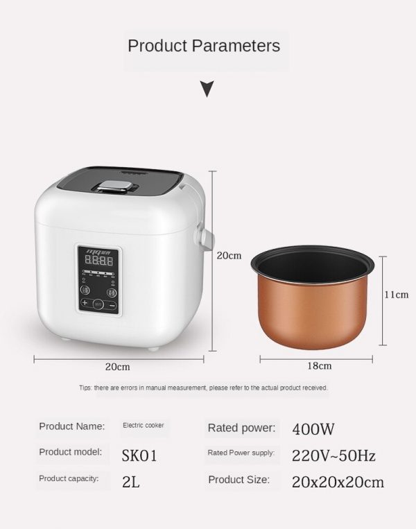 XIAOMI MIJIA Mini Electric Rice Cooker Intelligent Automatic - Image 3