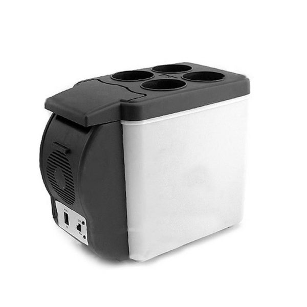 12V 6L Mini Car Refrigerator Dual Use Beverage Cooler - Image 2