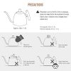 Pour Over Coffee Kettle With Fireproof Handle Gooseneck Kettle Tea Pot - Image 8