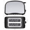 2 Slice Toaster CUSINAID, Black Wide Slot Toaster, 2 Slice - Image 7