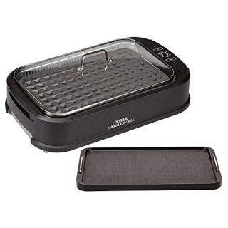 Electric Indoor Removable Grill and Griddle Plates Smokeless