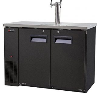 Kegco Kegerator Commercial Grade Two Keg Beer Dispenser - Dual Faucet