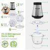 Homgeek Meat Grinder, Food Chopper Processor with 5 Cups - Image 4