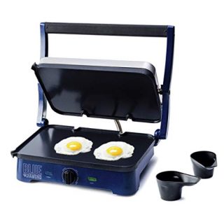 Blue Diamond CC002858-002 Sizzle, Ceramic Nonstick Electric Contact Griddle, One Size