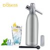 Baskiss Soda Siphon Maker, 1 Liter, Making Carbonated Soda Sparking Water for Juice Drinks Cocktail