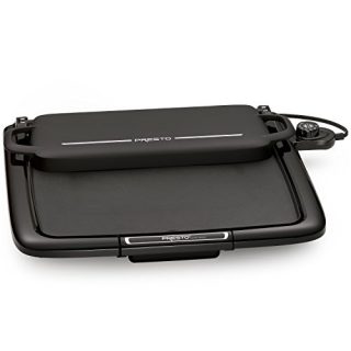 Presto, W/WARMING RACK Griddle, 14" x 15", Black