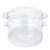 Oster Double Tiered Food Steamer, 5 Quart, White - Image 4