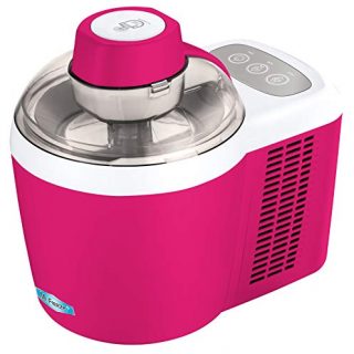 Elite Gourmet Freezing Self-Refrigerating Ice Cream Maker, Frozen Yogurt, Sorbet, Gelato Treat, 1.5 Pint, EIM-700BR