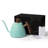 Pour Over Coffee Kettle With Fireproof Handle Gooseneck Kettle Tea Pot - Image 9