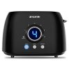 2 Slice Toaster, SACVON Stainless Steel Bagel Toaster with Big Timer - Image 6