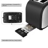 2 Slice Toaster CUSINAID, Black Wide Slot Toaster, 2 Slice - Image 6