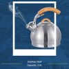Water Kettle For Stovetop, Real Wood Cool Handle - Image 7