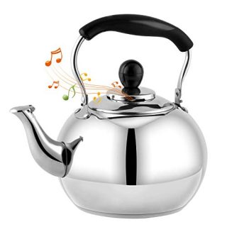 Stove Top Whistling Tea Kettle 2.5 Quart Classic teapot