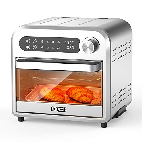 8-In-1 Compact Stainless Steel Digital Air Fryer Toaster Oven