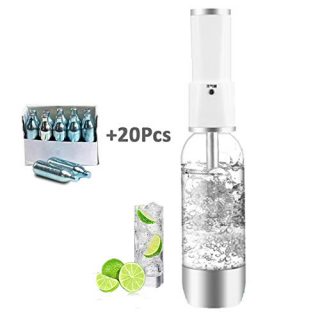 FDYD Soda Maker Portable Seltzer Bottle with 20 Standard CO2 Cylinder Carbonated Water Homemade Sparkling Beverages Machine