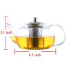 Antner 1200ml/40oz Glass Teapot with Removable Infuser - Image 7