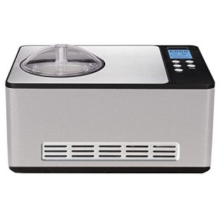 Whynter ICM-200LS Automatic Ice Cream Maker 2 Quart Capacity Stainless Steel with Built-in Compressor, no pre-freezing, LCD Digital Display, Timer, 2.1