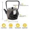 Tea Kettle, TOPTIER Japanese Cast Iron Teapot with Stainless Steel Infuser - Image 6