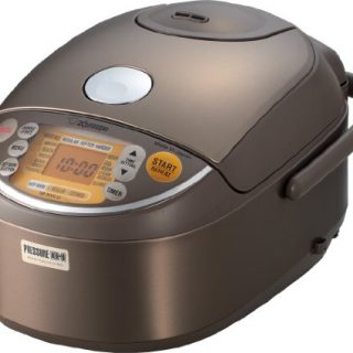 Zojirushi NP-NVC10 Induction Heating Pressure Cooker and Warmer, 5.5 Cup, Stainless Brown, Made in Japan