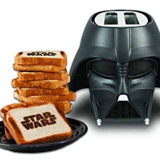 Uncanny Brands Star Wars Darth Vader Elite 2-Slice Toaster- Star Wars Icon Logo onto Your Toast