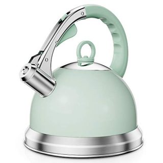 Tea Kettle Stovetop Stainless Steel Teapot with Loud Whistle